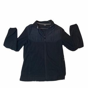 AS IS Athletic Works black blk full zip up running work out light weight hoodie